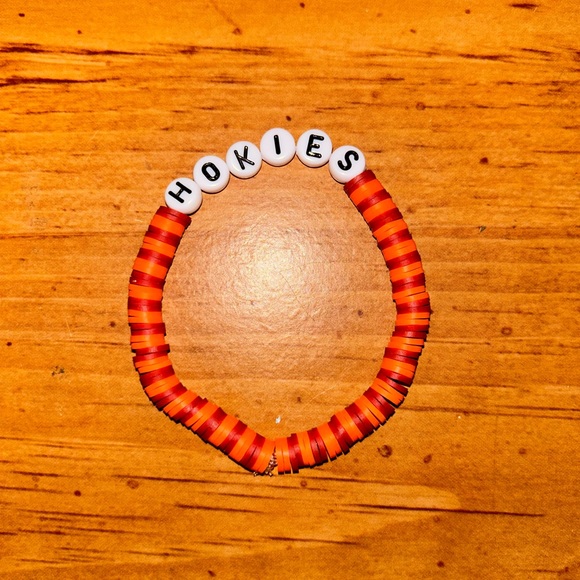 Virginia Tech Hokies Heishi Bracelet - Picture 4 of 11